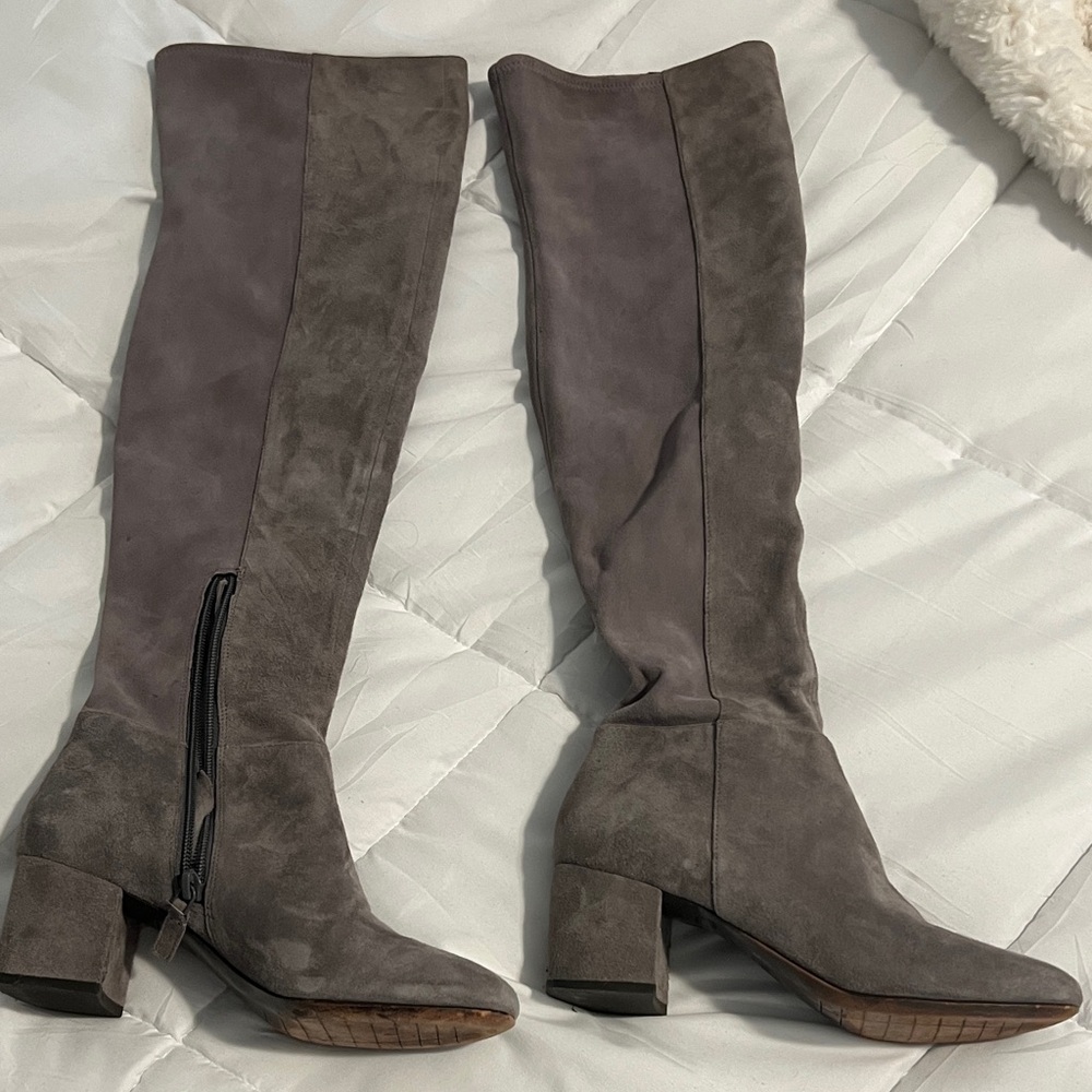 Cole Haan Over the Knee Gray Boots